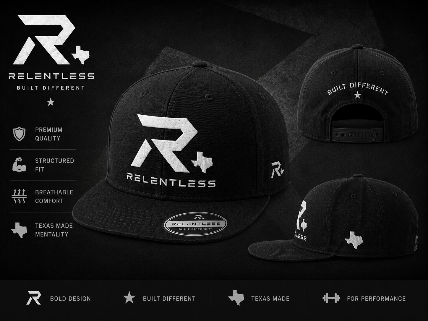 Relentless hat product board